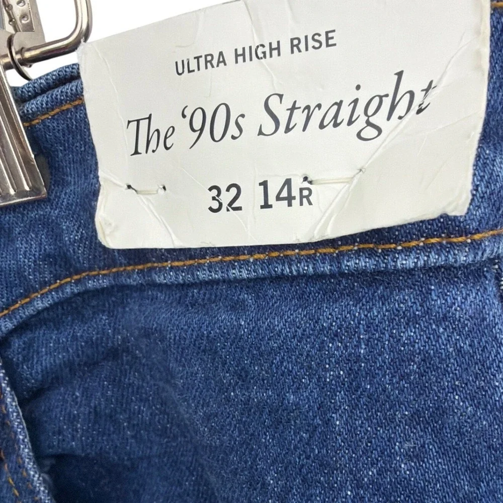 Abercrombie & Fitch The 90s Straight Ultra High Rise Jeans 32 14R NEW